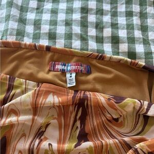 Urban Outfitters Swirl Pattern mini skirt